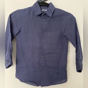Boys Vilebrequin 100% Linen dress shirt - 6ans